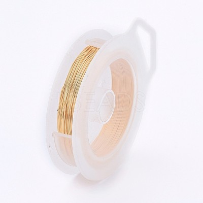 Round Copper Wire for Jewelry Making CWIR-WH0001-0.3mm-07-1-1