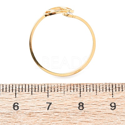 304 Stainless Steel Cuff Open Rings LS-RJEW-D337-01A-G-1