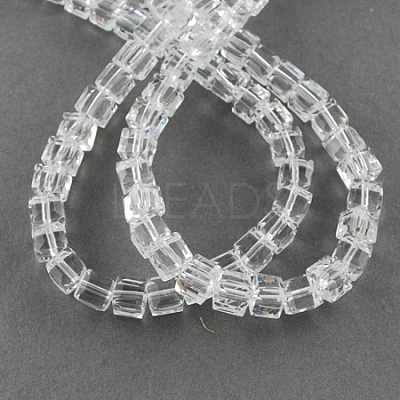 Glass Bead Strands GLAA-R041-8x8mm-24-1