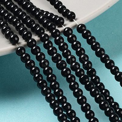 Baking Paint Glass Pearl Bead Strands HY-Q003-3mm-80-1