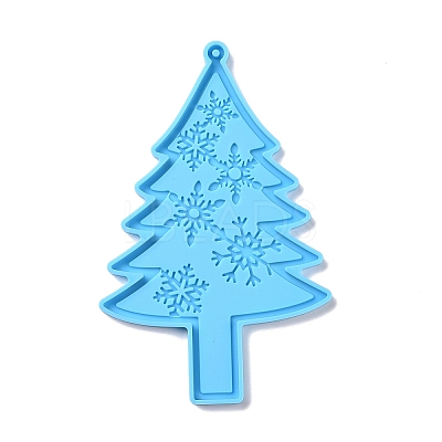 Christmas Themed Big Pendant Silicone Molds DIY-L067-C02-1