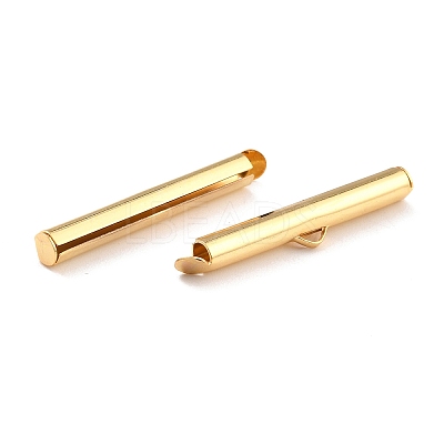 304 Stainless Steel Slide On End Clasp Tubes LS-X-STAS-C044-08D-G-1