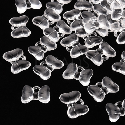 Transparent Acrylic Pendants TACR-T024-02BA-205-1