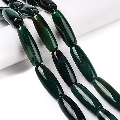 Natural Agate Dyed Beads Strands G-T138-230B-1