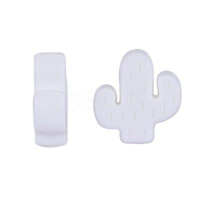 20Pcs Cactus Food Grade Eco-Friendly Silicone Focal Beads JX906B-1