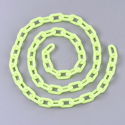 Opaque Acrylic Cable Chains X-SACR-N010-002I-1