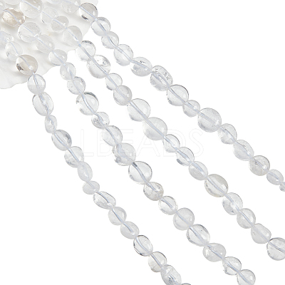 2 Strands Natural Quartz Crystal Beads Strands G-NB0004-28-1
