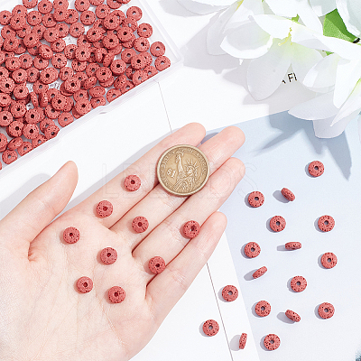 4 Strands Natural Lava Rock Beads Strands G-NB0004-80-1
