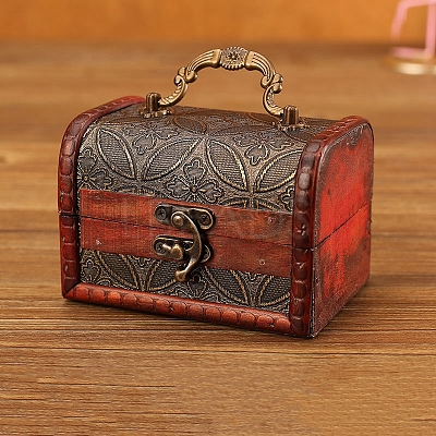 Wooden Portable Storage Boxes LS-WOCR-PW0001-060G-1