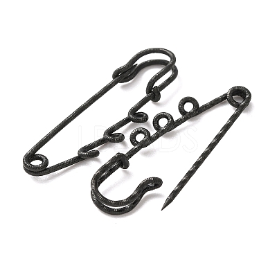 304 Stainless Steel Safety Pins Brooch Findings STAS-C181-01C-B-1