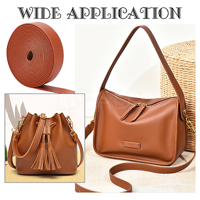 4M Flat Imitation Leather Cord LC-WH0011-03B-02-1