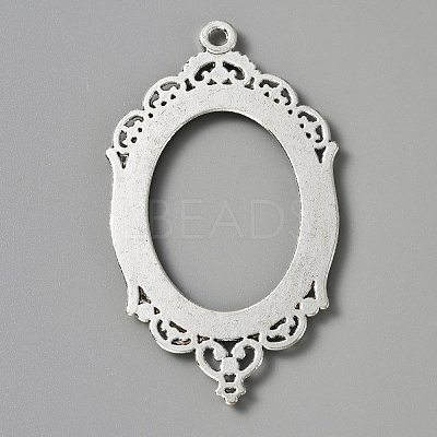 Zinc Alloy Pendant Cabochon Settings FIND-WH050-70AS-1