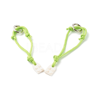 Polyester & Spandex Cord Bracelet Sets BJEW-JB06367-05-1