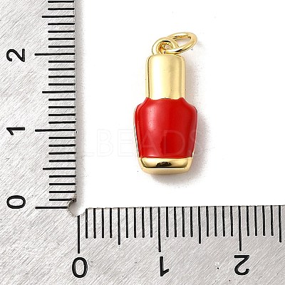 Brass Enamel Pendants KK-A268-03G-B02-1