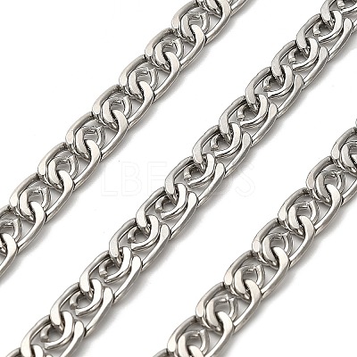 304 Stainless Steel Curb Chains CHS-A016-44P-A-1