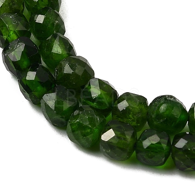 Natural Green Diopside Beads Strands G-F799-D01-01-1