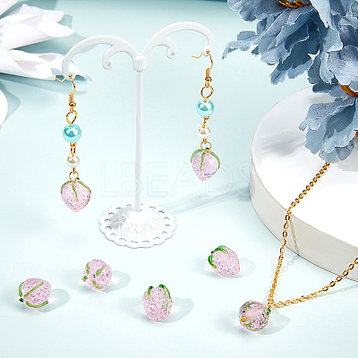 30Pcs Handmade Lampwork Beads LAMP-PH0002-21-1