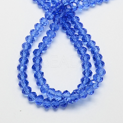 Handmade Glass Beads GR10X14MMY-24-1