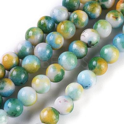 Jade Beads Strands G-D264-6mm-XH05-1