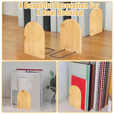 Wood Bookend Display Stands ODIS-CA0001-30-1