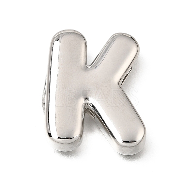 Brass Slide Charms KK-Z163-01P-K-1