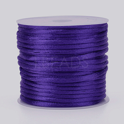 Nylon Satin Rattail Cords NWIR-L006-1.5mm-08-1