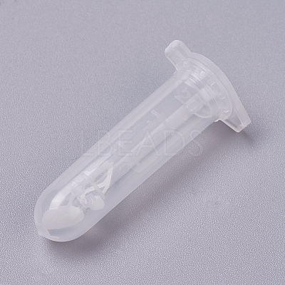 Transparent Disposable Plastic Centrifuge Tube LS-DIY-WH0079-84C-03-1