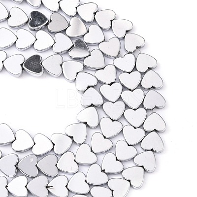 Non-magnetic Synthetic Hematite Beads Strands G-Q883-8x8mm-6-1