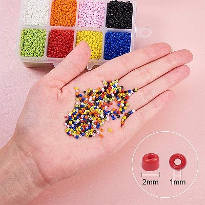 Glass Seed Beads SEED-PH0012-03-2mm-1
