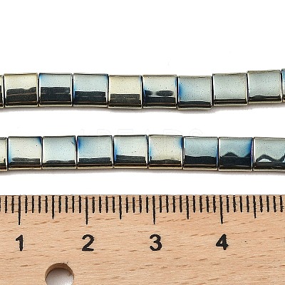 Electroplated Non-magnetic Synthetic Hematite Beads Strands G-G089-B02-18-1