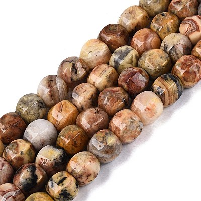 Natural Crazy Agate Beads Strands G-Q608-08A-05-1
