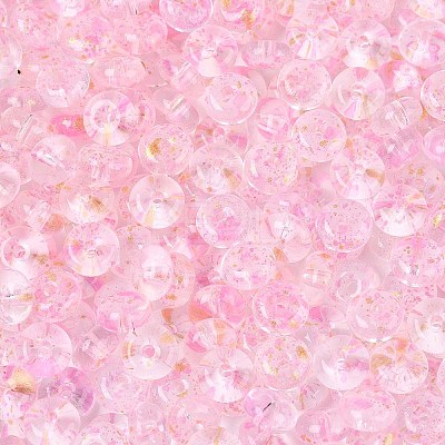 Baking Paint Transparent Glass Beads DGLA-T004-07K-1