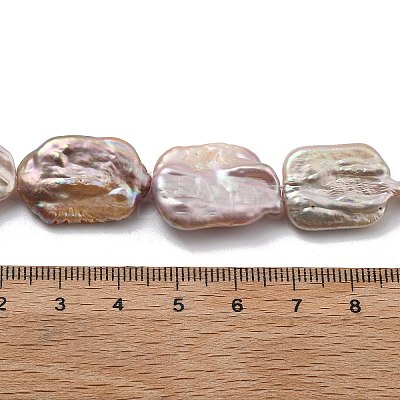 Natural Baroque Keshi Pearl Beads Strands PEAR-P064-01F-05C-1