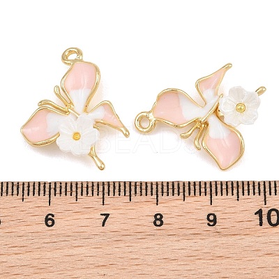 Alloy & Enamel & Resin Pendants RE-CBA415D-27G-1