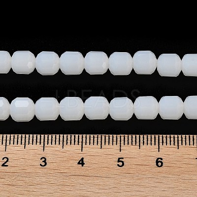 Imitation Jade Glass Bead Strands GLAA-G112-02C-1