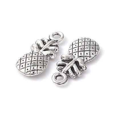 Pineapple Tibetan Style Alloy Pendants TIBEP-YW0001-38AS-1