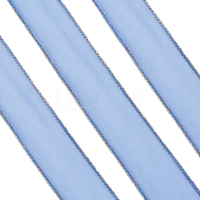 3 Rolls Polyester Organza Ribbons SRIB-TA0001-26A-1