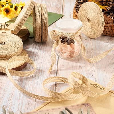 10M Braided Burlap Ribbon OCOR-TAC0015-13A-1