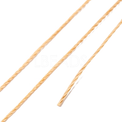 Round Waxed Polyester Thread String YC-D004-02C-007-1