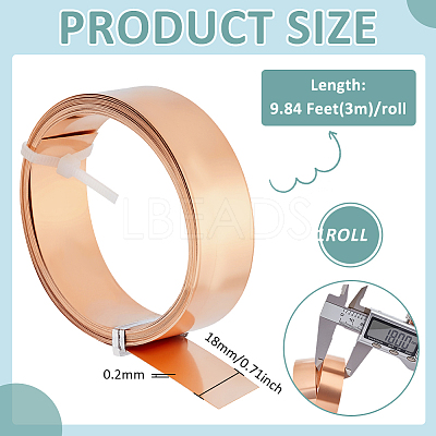 Flat Copper Wire CWIR-WH0012-07G-01-1