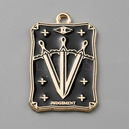 Alloy Enamel Pendants ENAM-WH0064-24A-1