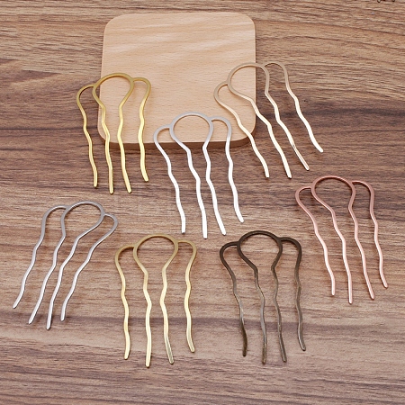 Brass Hair Combs Findings OHAR-PW0001-387-C-1