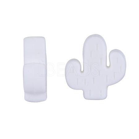 20Pcs Cactus Food Grade Eco-Friendly Silicone Focal Beads JX906B-1