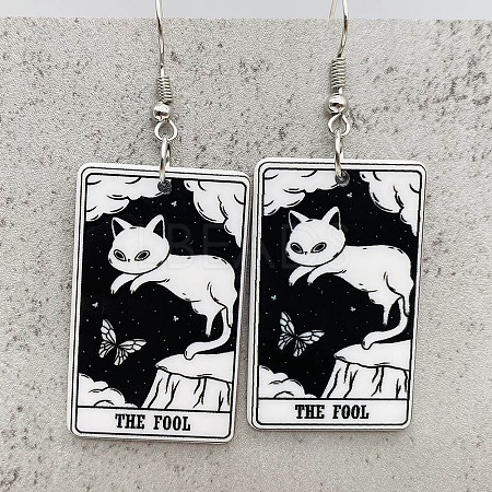 Cartoon Theme Acrylic Dangle Earrings FS-WG40F70-22-1