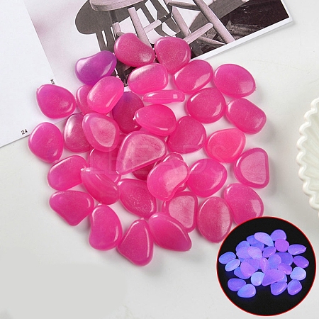 Resin Luminous Glow in the Dark Pebbles Stone PW-WG30806-05-1