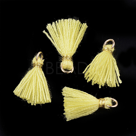 Polycotton(Polyester Cotton) Tassel Pendant Decorations FIND-S281-37-1