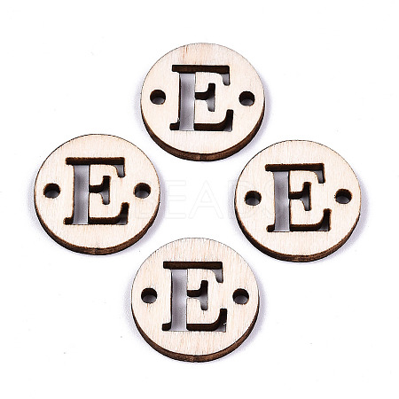 Unfinished Natural Poplar Wood Links Connectors WOOD-S045-140A-01E-1