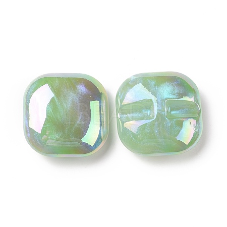 Opaque Acrylic Beads OACR-A010-10B-1