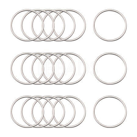Tarnish Resistant 304 Stainless Steel Linking Ring STAS-T047-15A-1