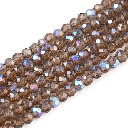 Electroplate Glass Beads Strands EGLA-A044-T2mm-L16-1